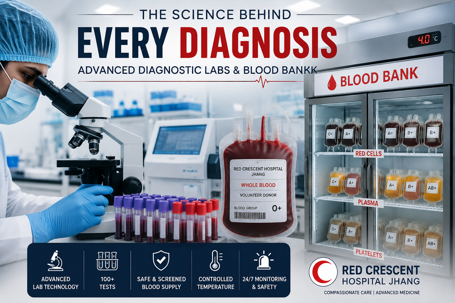 What Are Advanced Diagnostic Labs & Blood Bank? The Science Behind Every Diagnosis